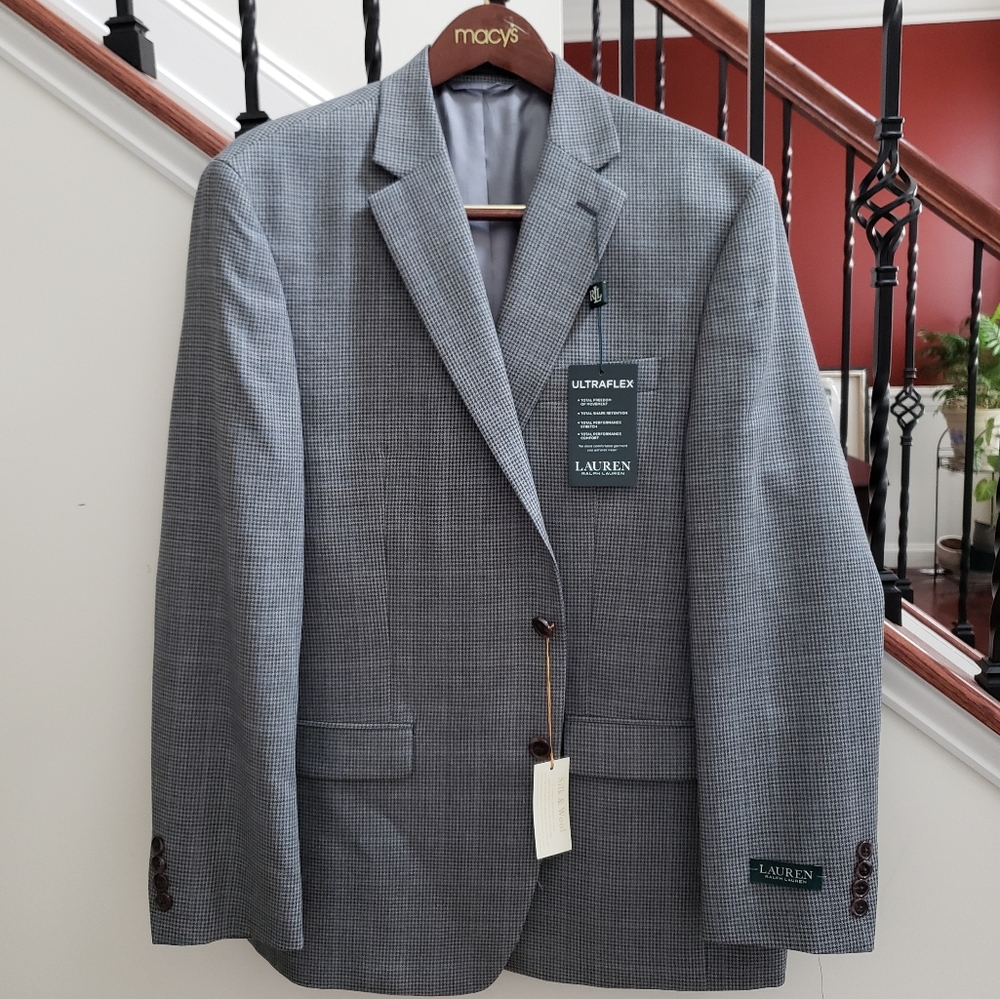 Ralph Lauren Ultraflex Houndstooth Sport Jacket